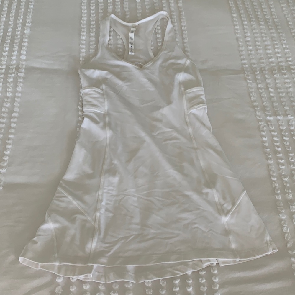 lululemon athletica White Racerback Tennis Dress